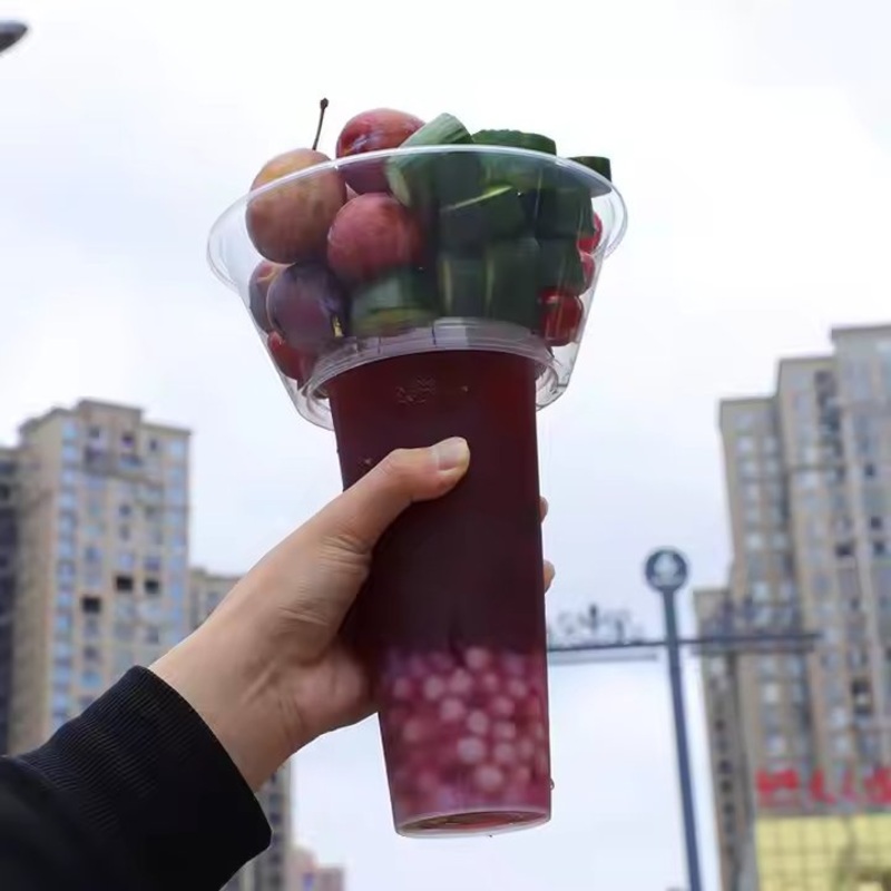 Snack Drink Cup with Straw Custom Fried Chicken Snack Bowl Hotpot Cup – Customized Disposable Hot Drink Cups and Printed PP Plastic Cups price