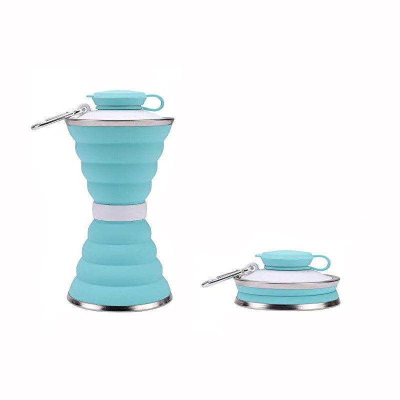 Travel Mug 500ml Silicone Travel Cup Retractable Folding Coffee Cup Telescopic Collapsible Tea Cup Outdoor Sports Tour Water Cup Bl14017 – Cup and Folding Cup price