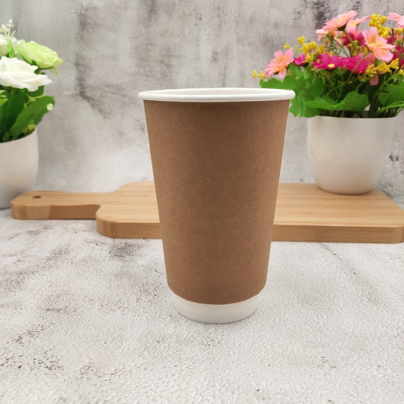10. Customized Logo Design Paper Single Wall Double Wall Ripple Cup – Paper Cup and Disposable Paper Cup price