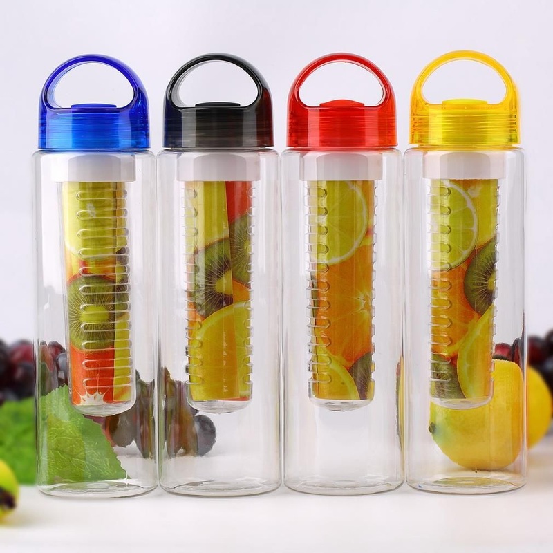 2025 New Trend 700ml Plastic Durable Lemon Juice Tritan Fruit Infuser Bottle with Unique Leak Proof Sealed Cup Water Bottle – Sport Water Bottle and BPA Free Plastic Water Bottle price