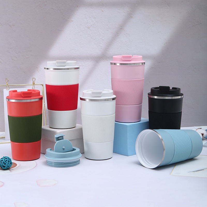 304 Stainless Steel Vacuum Cup Ceramic Inner Liner Silicone Cup Set Coffee Cup – Vacuum Flask and Vacuum Cup price