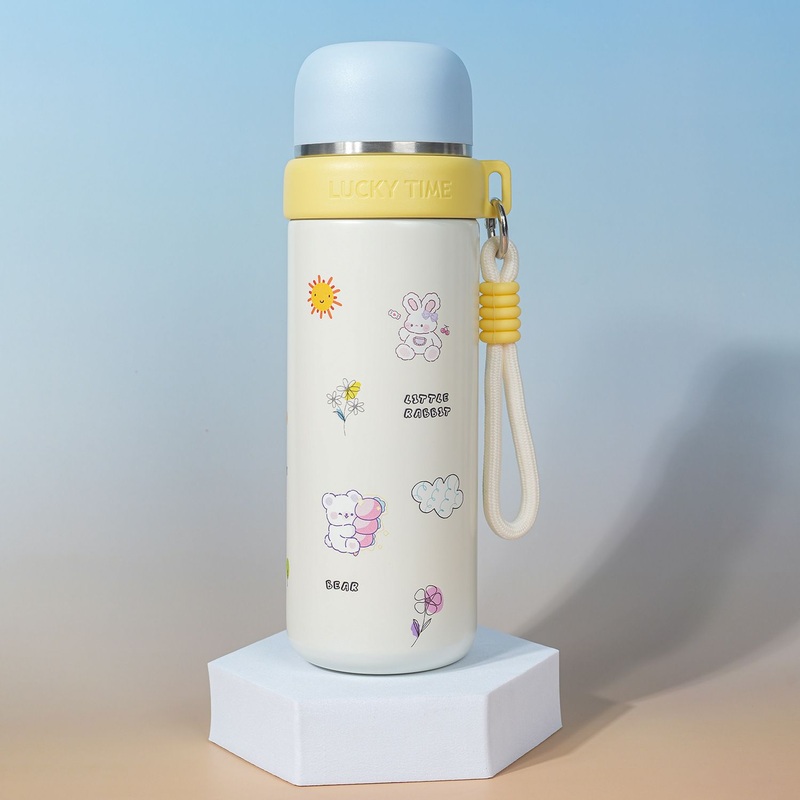 316 Stainless Steel with Stripe Insulation Cup Simple Portable Water Bottle – Portable Water Cup and Stainless Steel Water Cup price