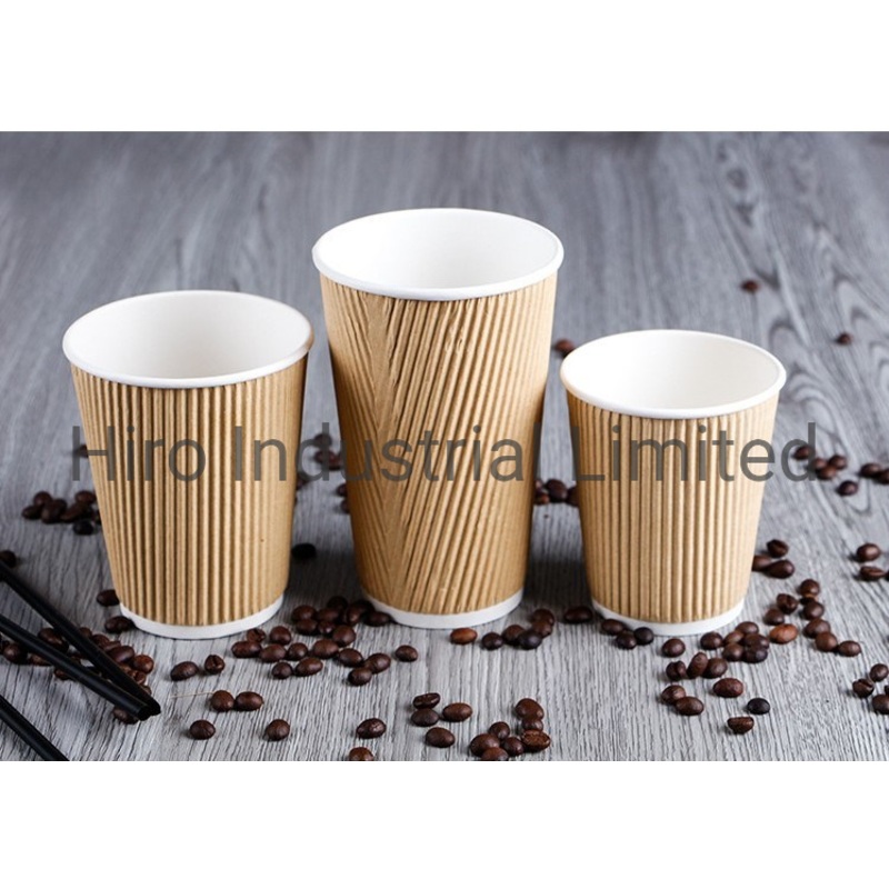 8oz/16oz Ripple Wall Paper Cups – Paper Products and Drinking Cup price