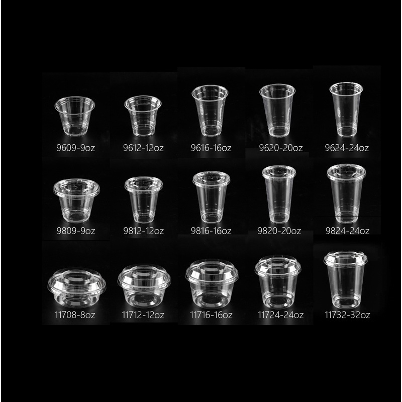 Custom Logo Disposable Clear Coffee Cups with Lid Cold Drink Milk Tea Soda Pet Material Plastic Cups Iced Coffee Cup – Pet Cup and Plastic Cup price