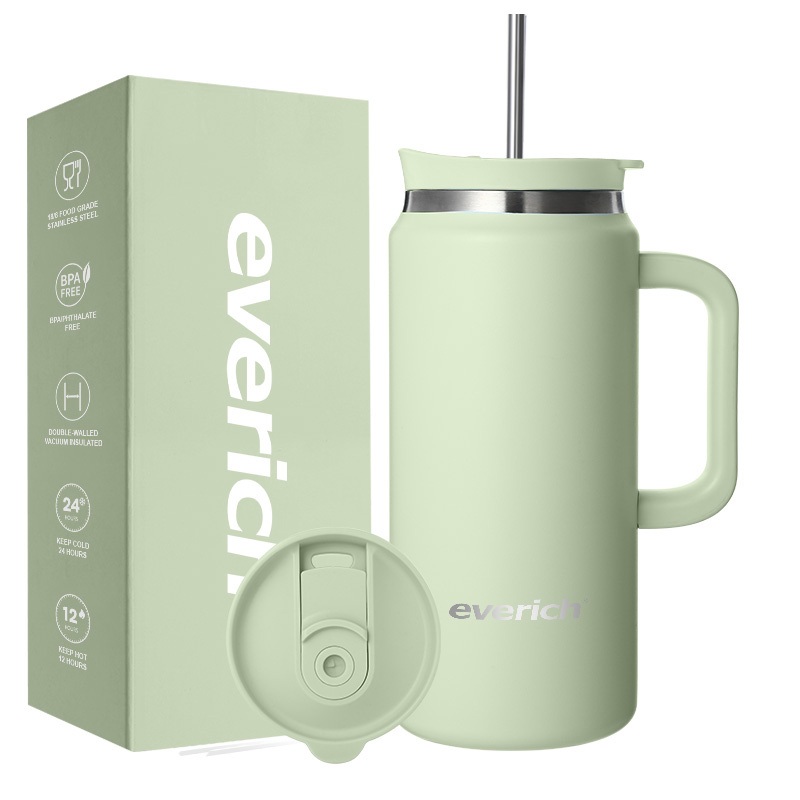 Everich 2-in-1 Cover Double Wall Stainless Steel Water Bottle with Handle BPA Free – Tumbler and Stainless Steel Tumbler price