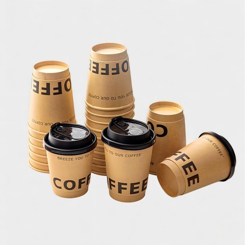 Factory Directly Disposable Coffee Cup Custom Double Wall Paper Cup with Lid – Paper Cup and Coffee Paper Cup price