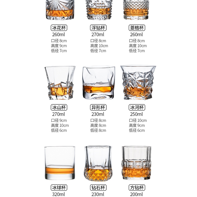 Glass Tumbler Drinking Water Cup Whiskey Beer 7oz Cup Red Tea Glass Tumbler – Whiskey Glass and Glass Tumblers price