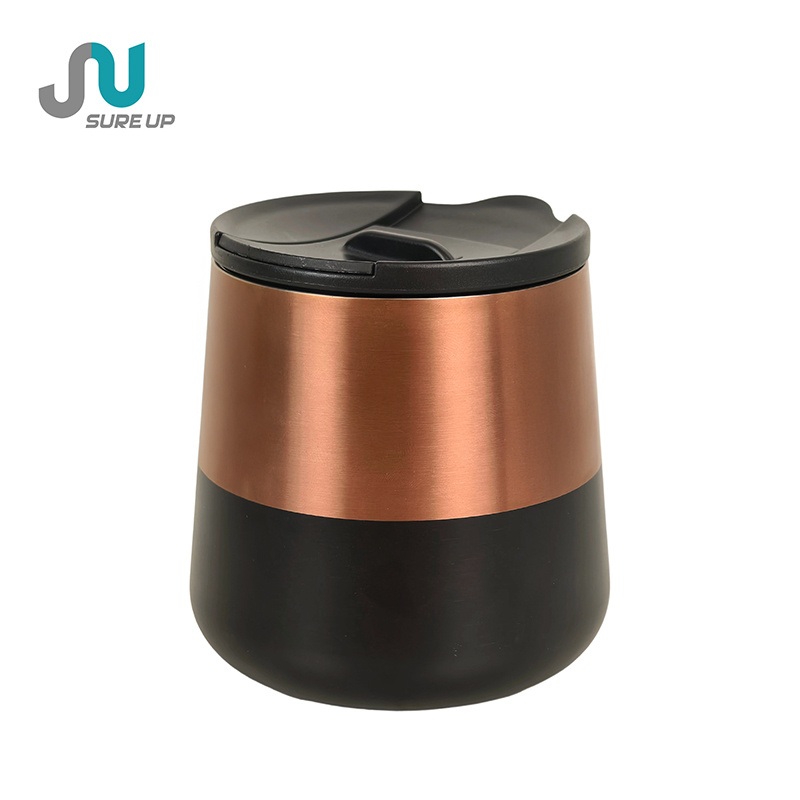 Luxury Style Stainless Steel Double Wall Vacuum Coffee Mug with Lid – Travel Coffee Mug and Car Cup price