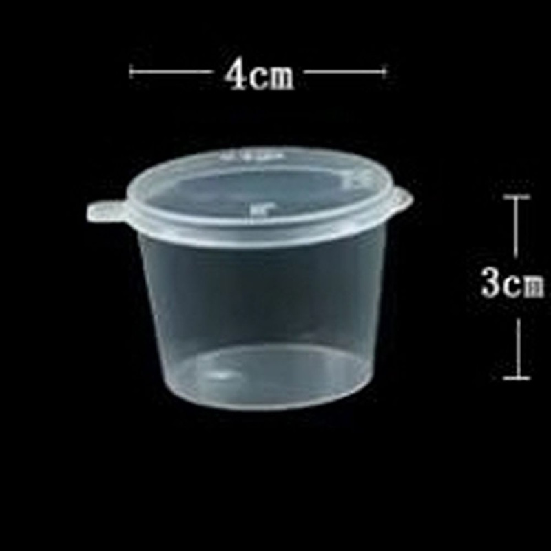 PP Sauce Cup with Hinged Lid Disposable Takeaway Sauce Container – Sauce Container and One-Piece Sauce Container price