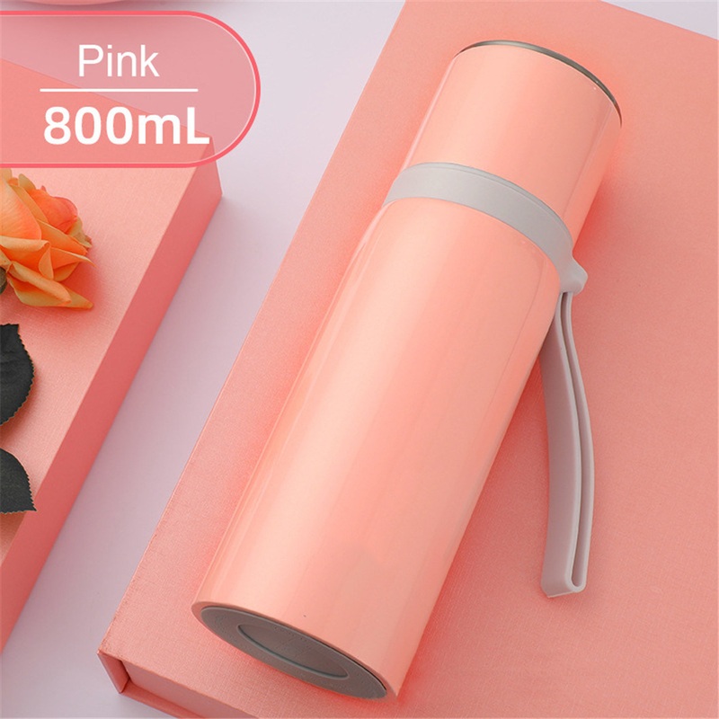 Stainless Steel Thermal Insulated Travel Water Bottle Vacuum Flask with Rubber Lace – Vacuum Flask and Water Bottle price