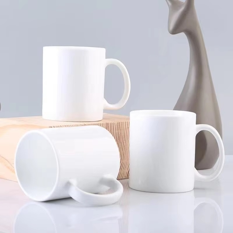 White Blank Sublimation Ceramic Mug, Custom Logo Cup Mug Sublimation Cup Porcelain Mug 3D Cups Sublimation Coffee Mug – Mug and Cup price