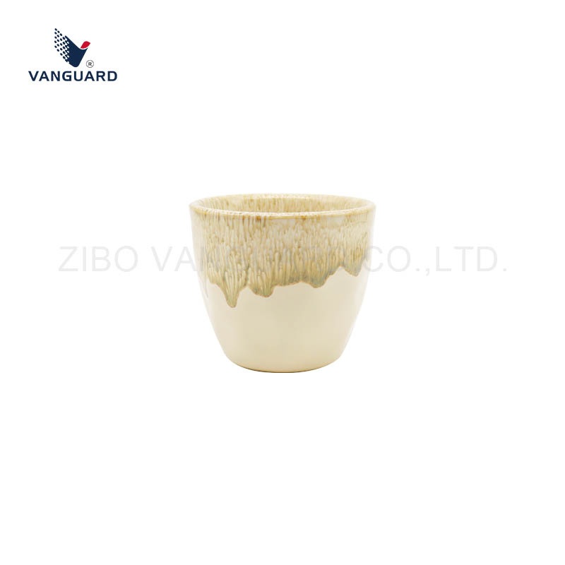 Wholesale No Handle Mug Custom Small Coffee Mug Reactive Glaze Ceramic Coffee Mug Without Handle – Ceramic Coffee Mug and Small Coffee Mug price