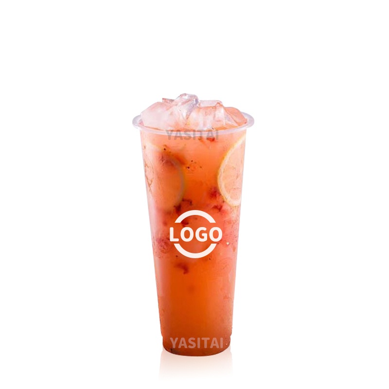 12oz 16oz 24oz Bubble Tea Cup Cold Drink Custom Disposable Plastic Cups for Milk Tea with Lid – Bubble Tea Cup and Boba Tea Cup price