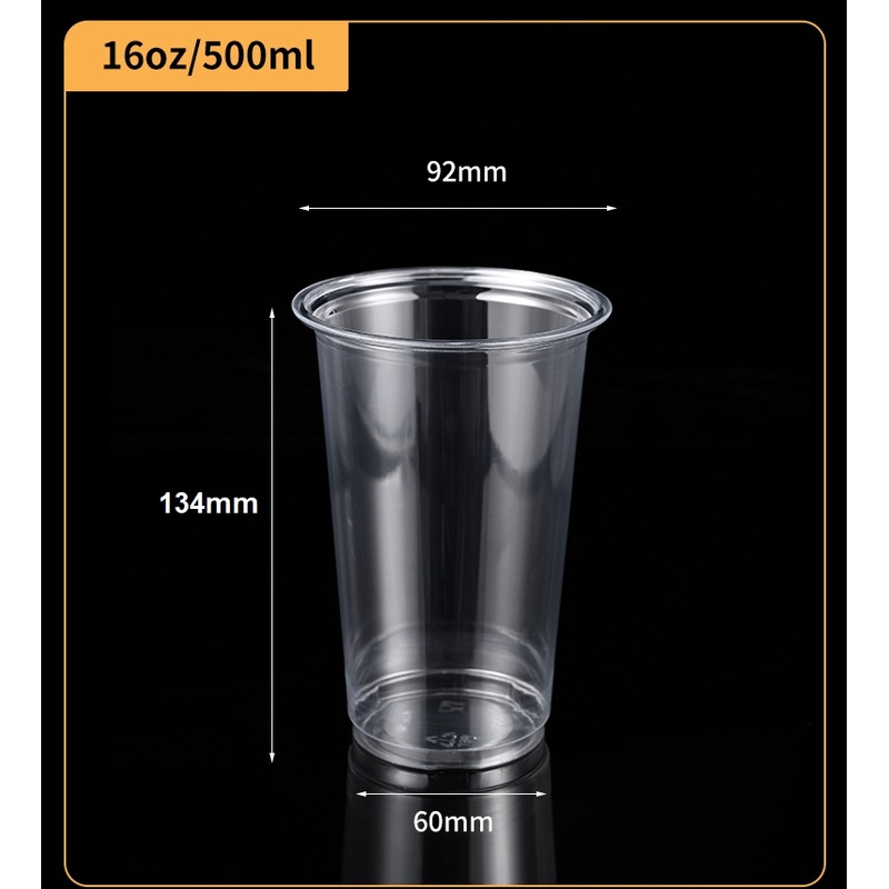 16oz Disposable Pet Plastic Cup for Beverage Plastic Coffee Cups Colored – Plastic Cup and Disposable Cup price