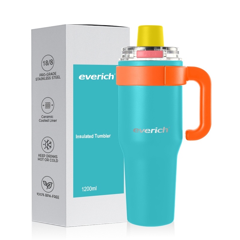 2025 Everich New Design 40oz Double Wall Vacuum Insulated 316 Stainless Steel Tumbler Keep Hot for 12 and Cold for 24hours and Supports Customized – Double Wall Stainless Steel and Vacuum Insulated 40oz Tumbler price