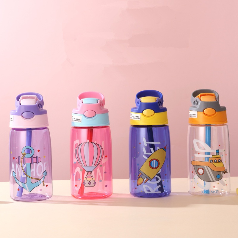 480ml Kids Children Bottles Dishwasher Safe Cute Spill-Proof 16oz Leak Spill Proof Portable Sports Water Bottle with Cleanable Lid Silicone Straw Contigo – Water Bottle and Sports Bottle price