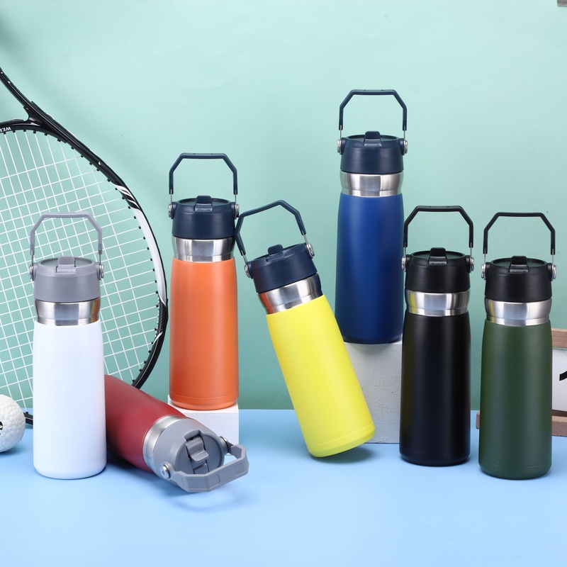 500ml 650ml Classic Stainless Steel Stay Chill Water Bottle Double Wall Insulated Vacuum Wine Coffee Tumbler with Straw Lid – Water Bottle and Thermos price