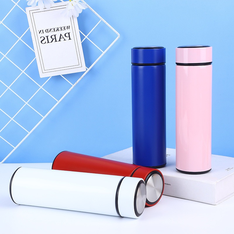 500ml Temperature Display Stainless Steel Smart Water Bottle with Filter Infuser – Temperature Display and Smart LED Water Bottle price