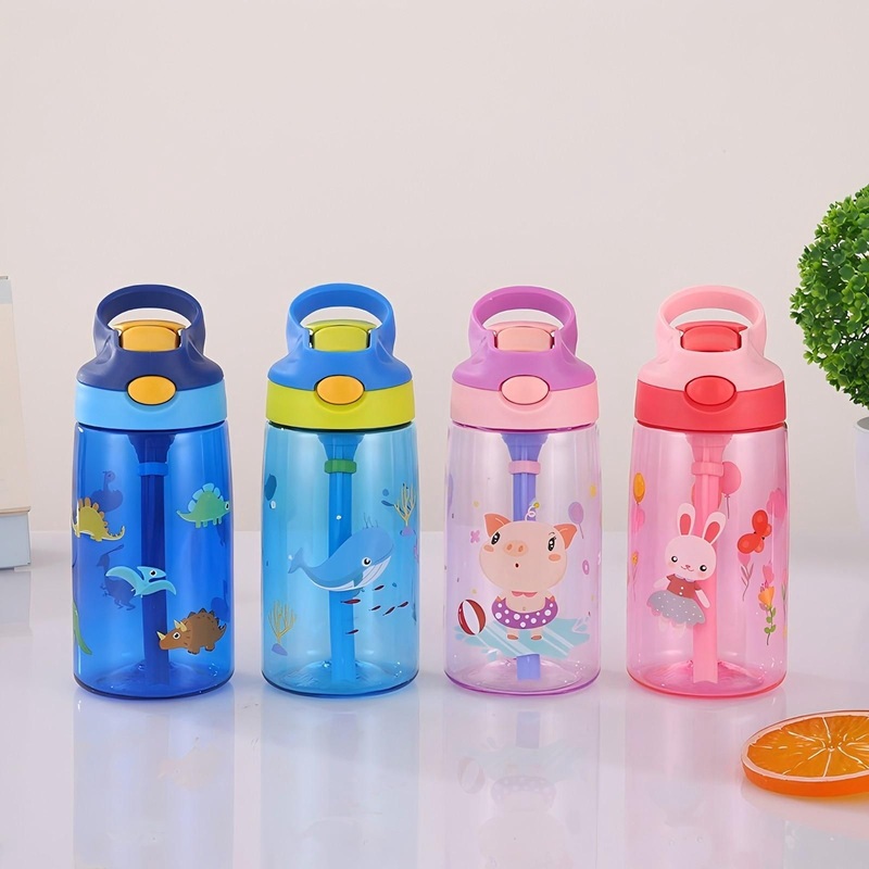 Colorful Life Wholesale School Custom BPA Free Student Kids Drinking Cup 500ml/17oz Straw Plastic Water Bottle with Handle – Water Bottle and Plastic Water Bottle price