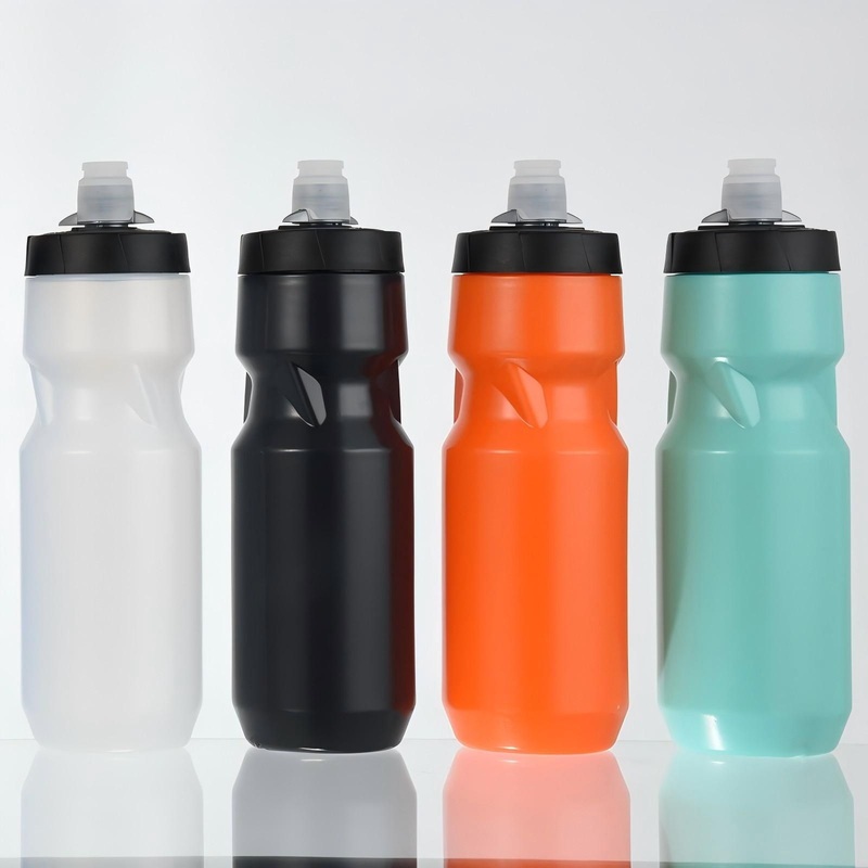Custom Logo 700ml Modern Leaf Proof Eco Friendly Plastic Squeeze Bicycle Mountain Bike Cycling PE Water Bottle Travel Cup with Lid – Travel Cup and Plastic Cup price