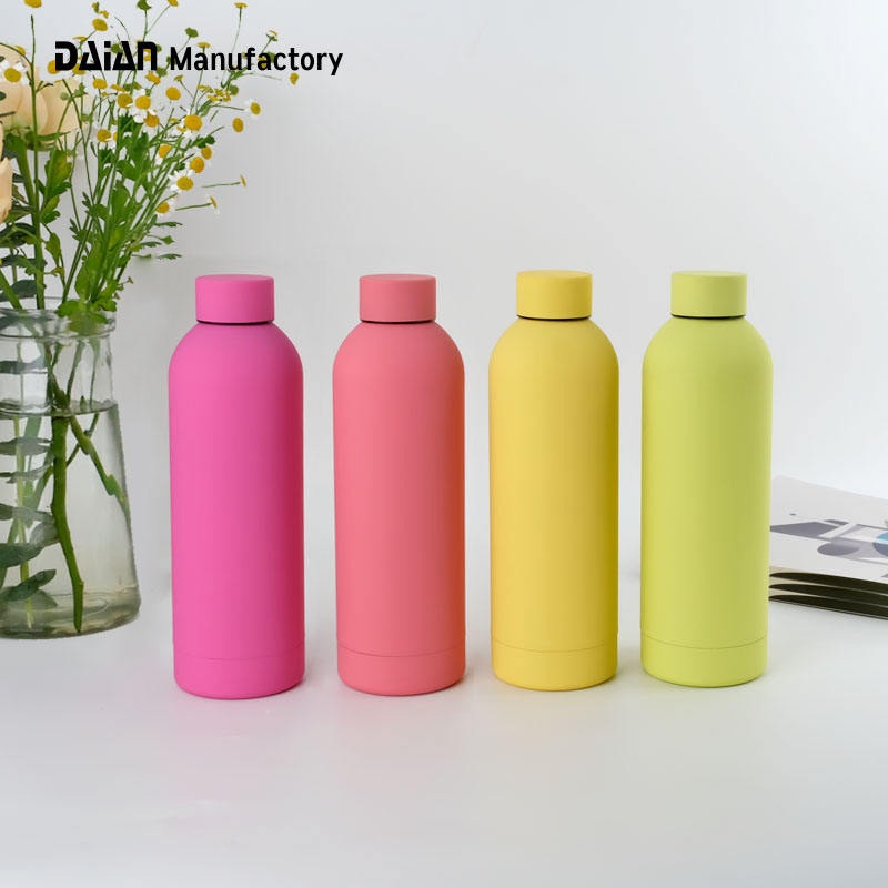Custom Logo Double Wall Vacuum Insulated Bottles Small Mouth 350ml 500ml 750ml Small Mouth Stainless Steel Sports Water Bottle – 550ml Metal Stainless Steel Sport Water Bottl and Water Bottles with Custom Logo price