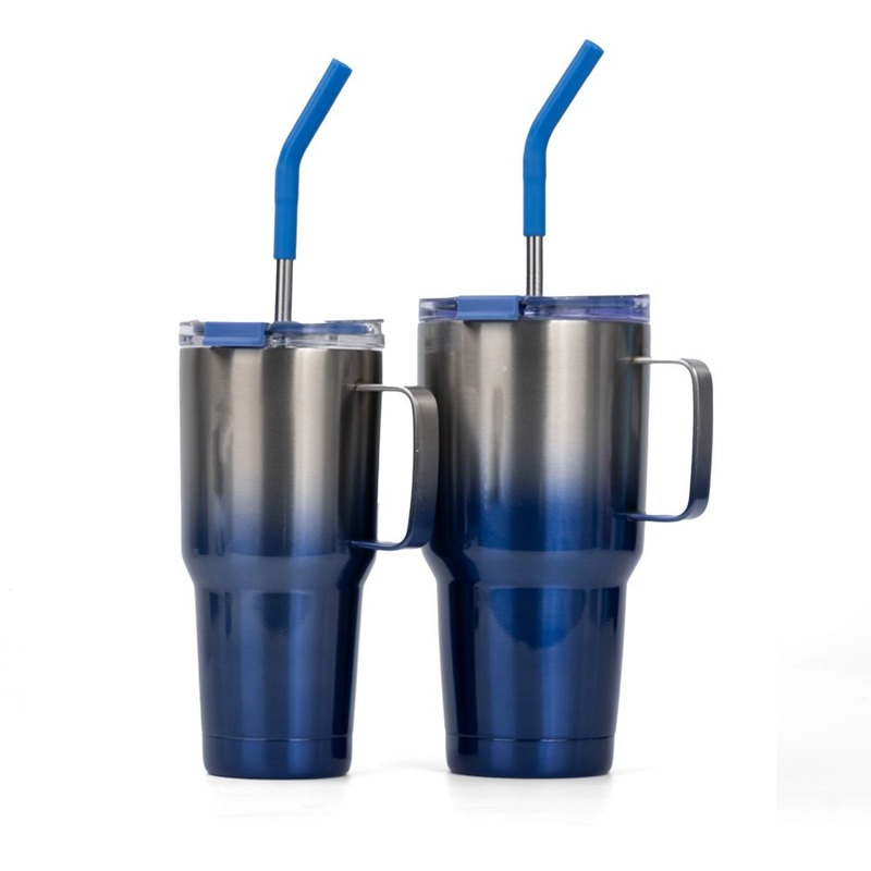 Customizable 30 Oz Stainless Steel Camping Mug with Flip Straw – Custom Logo Tumbler and Double Wall Tumbler price