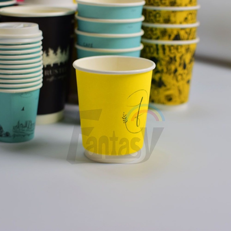 Disposable Eco Friendly 4oz Cola Beverage Drink Jelly Double Wall Paper Cup – Disposable Paper Cup and Eco Friendly Cup price