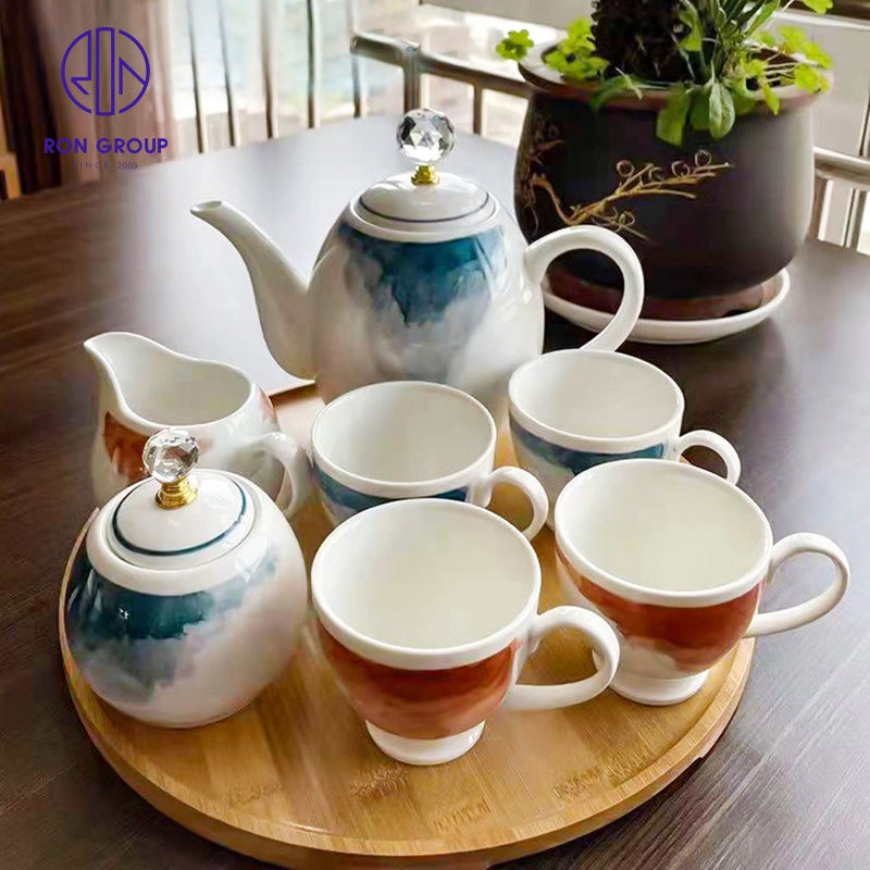 Factory Clearance Price to Promote High Quality European Ceramic Eight Sets of Tea Sets – Cup and Mug price