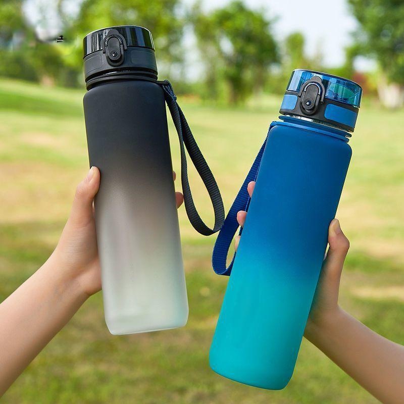 Large Capacity Sports Water Cup Plastic Anti Fall Outdoor Portable – Glass Bottle and Water Glass price