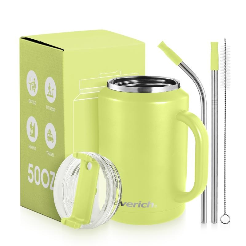 LFGB FDA BSCI Double Wall Food Grade 18/8 Stainless Steel Non-Toxic Handle Cup – Stainless Steel Tumbler and 50oz Tumbler price