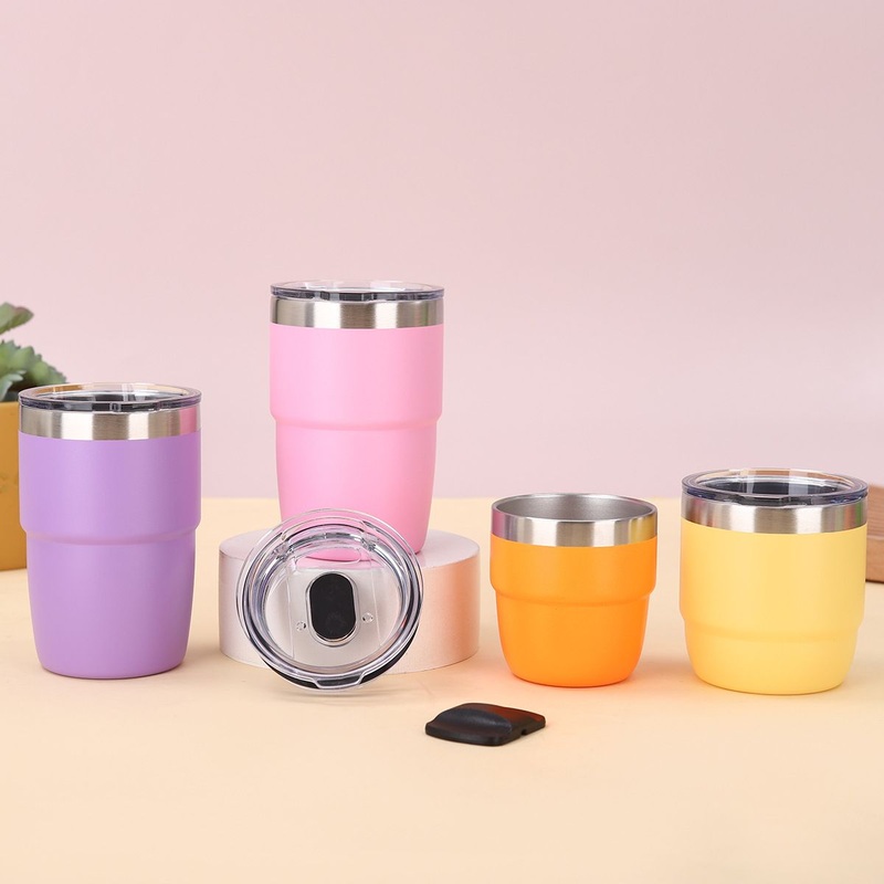 Mini 4oz 6oz 8oz Stainless Steel Wine Shot Tumblers Insulated Drinking Cup Coffee Mug – Coffee Mug and Stainless Steel Coffee Mug price