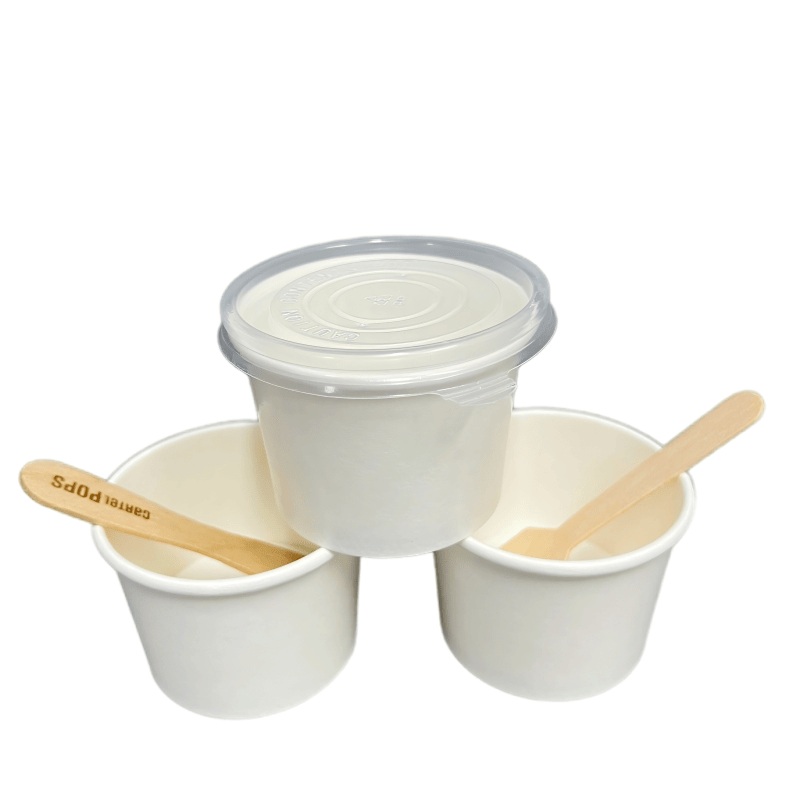 Premium Wholesale Ice Cream Cups with Spoons for Tasty Treats – Ice Cream Paper Cup and Disposable Paper Ice Cream Cup price