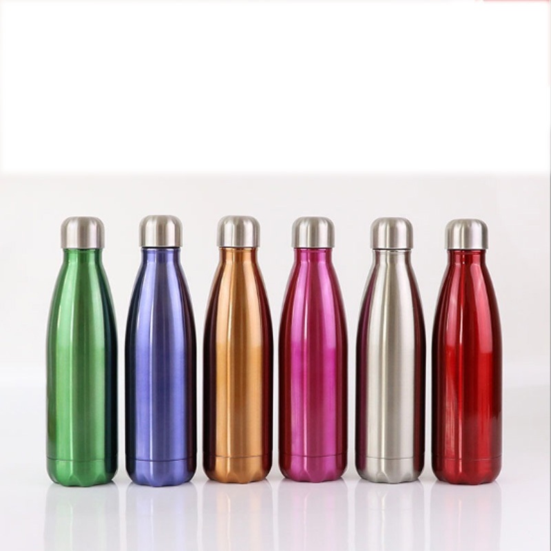 Silkscreen Laser Engraving Logo 500ml Cheap Stainless Steel Cola Shaped Water Bottles – Water Bottle and Thermos Water Bottle price