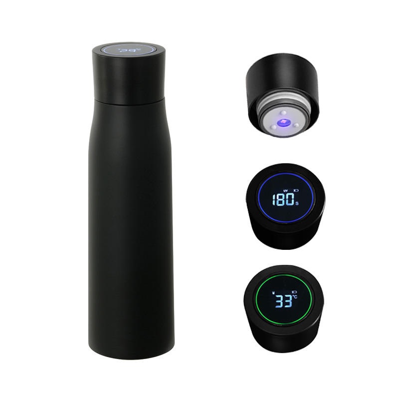 Smart Water Bottle with Reminder to Drink Water Lights and Sound Water Intake Tracker Rechargeable Tritan Plastic W/Straw, Gifts for Women Men – LCD Water Bottle and Smart Drinkware price