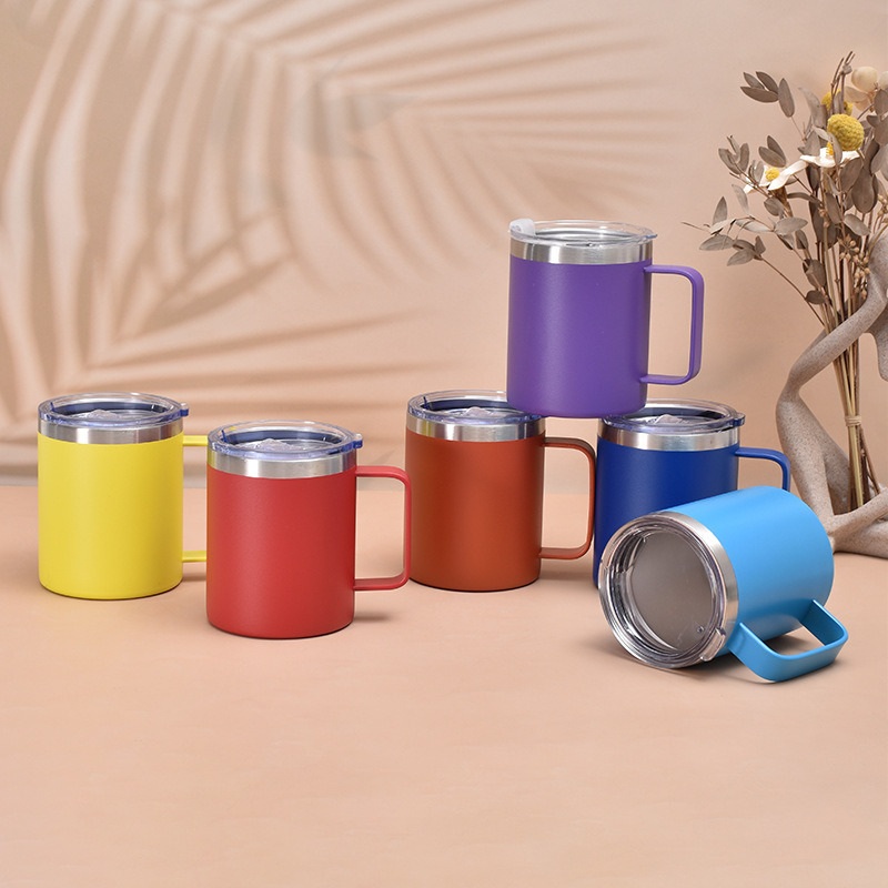 Wholesale Custom Logo 18/8 Stainless Steel Thermal Insulation Coffee Mug Milk Cup with Handle and Lid – Mugs Sublimation Ceramic and Ceramic Coffee Mug price