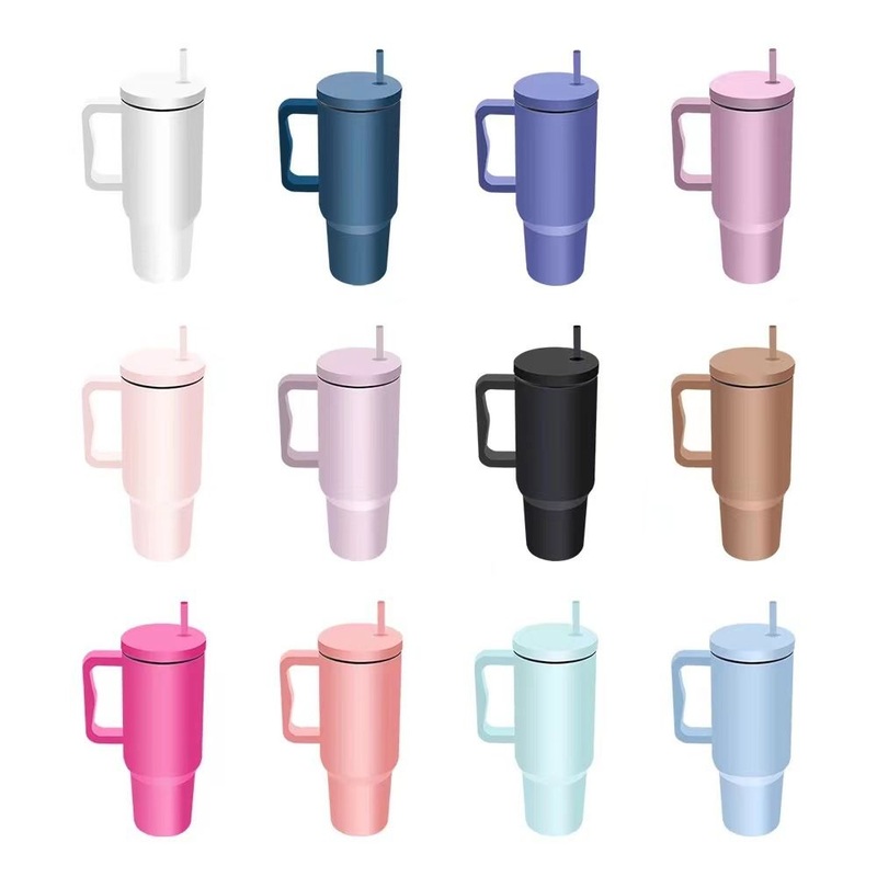 40 Oz Stainless Steel Coffee Cup Car Travel Mug with Lid Straw – Coffee Cup and Stainless Steel Cup price