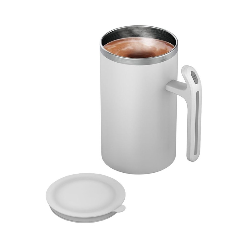 Big Volume Electric Coffee Mug with Handle and Lid for Office and Free Your Hand Automatic Mixer – Electric Coffee Mug with Mixer and Mug with Handle price