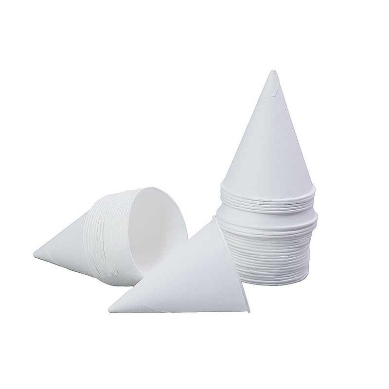 Custom Wholesale Snow Cone Cups Disposable White Juice Tasting Paper Cup Ice Cream Cups – Snow Cone Cups and Cone Paper Cups price