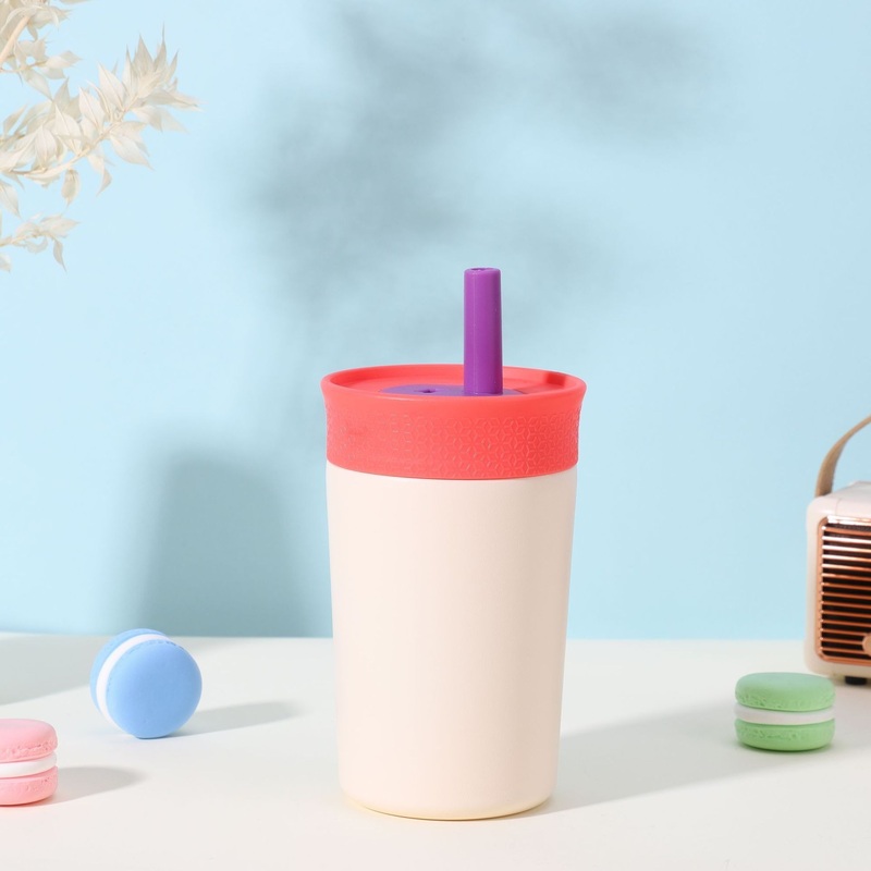 Customized Kids Water Bottle Insulation Stainless Steel Tumbler Mug Cup with Spill Resistant Flexible Straw Great for Travel and Easy to Clean – Vacuum Cup and Stainless Steel Cup price