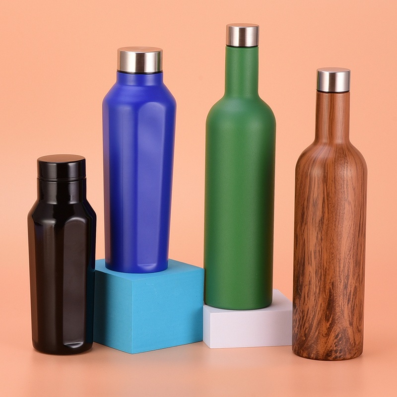 New Creative Insulated Stainless Steel Wine Thermos Double Wall Vacuum Flask Hot Cold Water Bottles – Hot Cold Water Bottles and Double Wall Vacuum Flask price