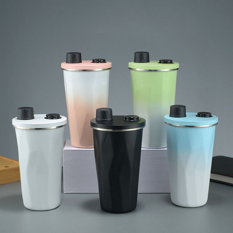 Stainless Steel Portable Student Straw Solid Color Insulated Water Cup – Vacuum Flask and Vacuum Cup price