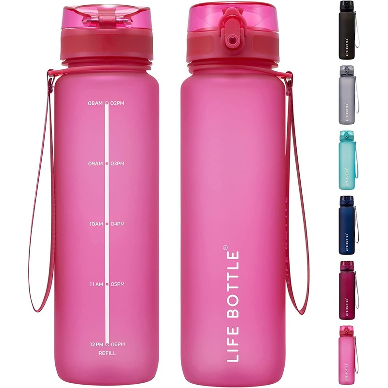 Top Seller Gradient 1L Plastic Sport Gym BPA Free Motivational Water Bottle with Time Marker – Water Bottle and Plastic Water Bottle price