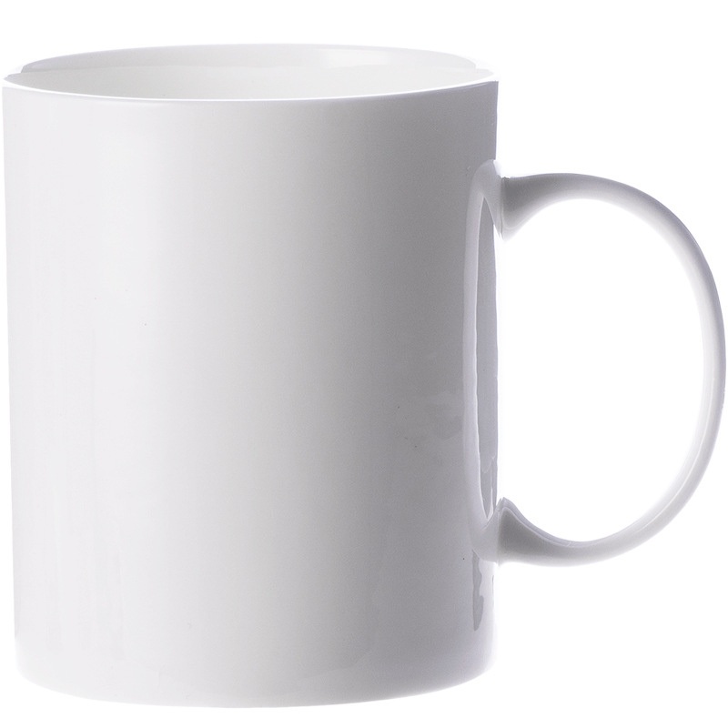 White Mug Bone China Coffee Milk Tea Cup Large-Capacity Household Cup – Mug and Ceramic Cup price