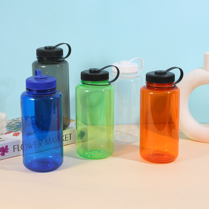 1000ml Custom Wide Mouth Water Bottle Sports Gym Outdoor Tritan Bottle with Handle – Water Bottle and Sports Bottle price