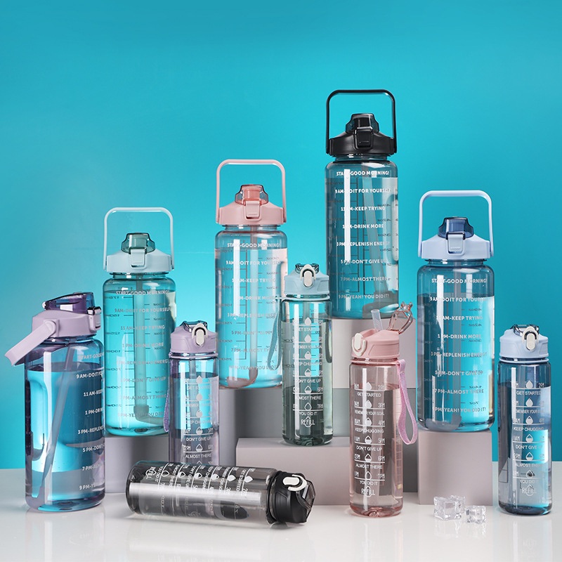 2000ml Direct Drinking Plastic Wide Mouth Straw Water Bottle for Sport – 2000ml Cup and Straw Bottle price