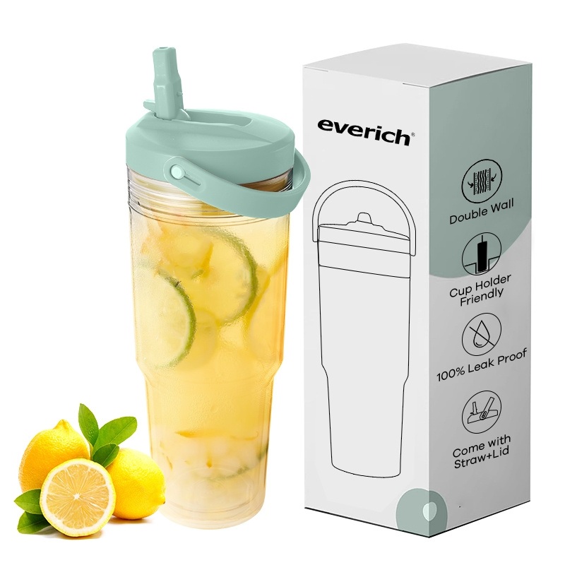 24& 32oz Double Wall BPA Free Wide Mouth Plastic Tumbler with Various Lids Choices – Tumbler and Plastic Tumbler price