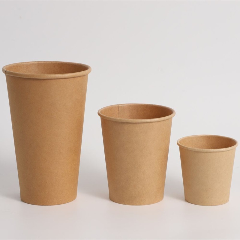 24oz China Manufacturer Promotional Custom Logo Printed Disposable Single Wall Paper Cup – Single Wall Cup and Paper Cup price
