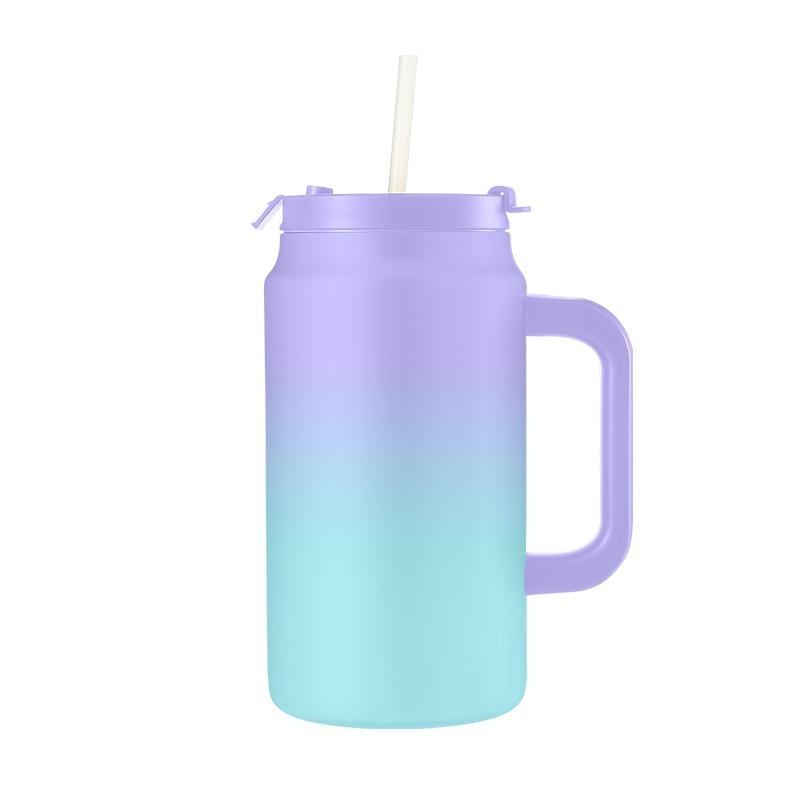 50oz BPA Free Double Wall Vacuum Stainless Steel Tumbler with Handle and Straw Lid – Stainless Steel Water Bottle and Vacuum Tumbler price