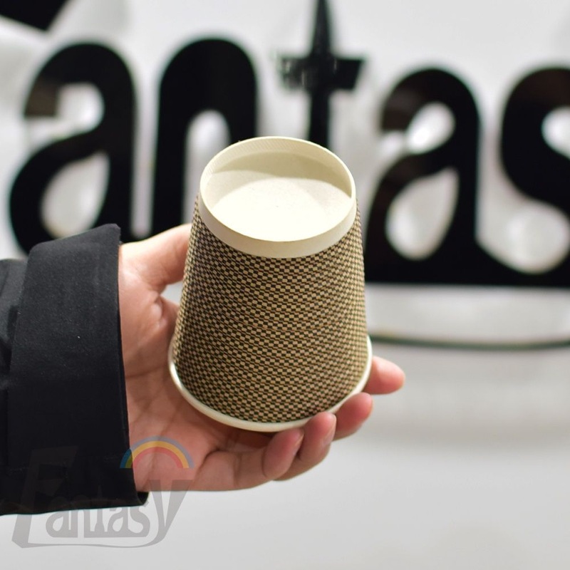 Customized Size Custom Beverage Drink Yogurt Beer Ripple Wall Paper Coffee Cup – Customized Size and Beverage Cup price