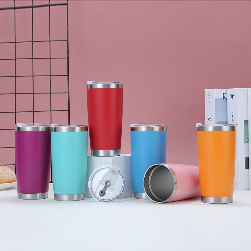 Double Wall Vacuum Insulated Travel Tumbler Cup 20oz Stainless Steel Water Bottle Coffee Mug with Lid – Water Bottle and Bottle price